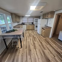 Completed kitchen and flooring renovation